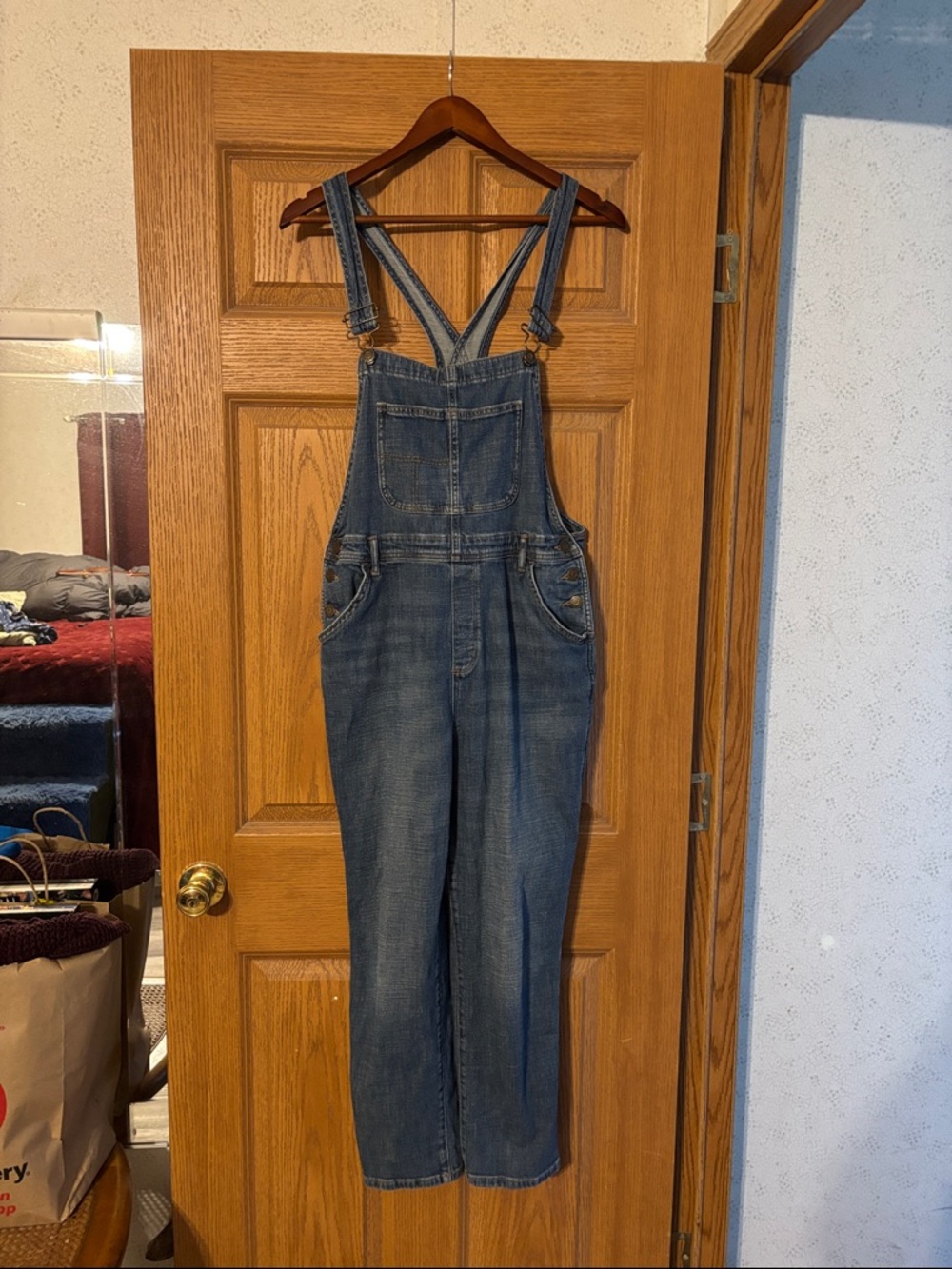 Sonoma Light Blue Denim Overalls excellent used condition see pics for condition